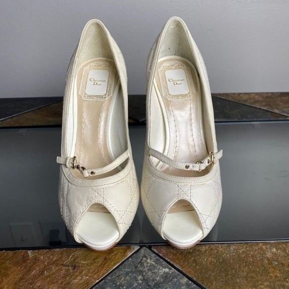 Dior Shoes - Christian Dior Quilted Pumps Size 34 1/2